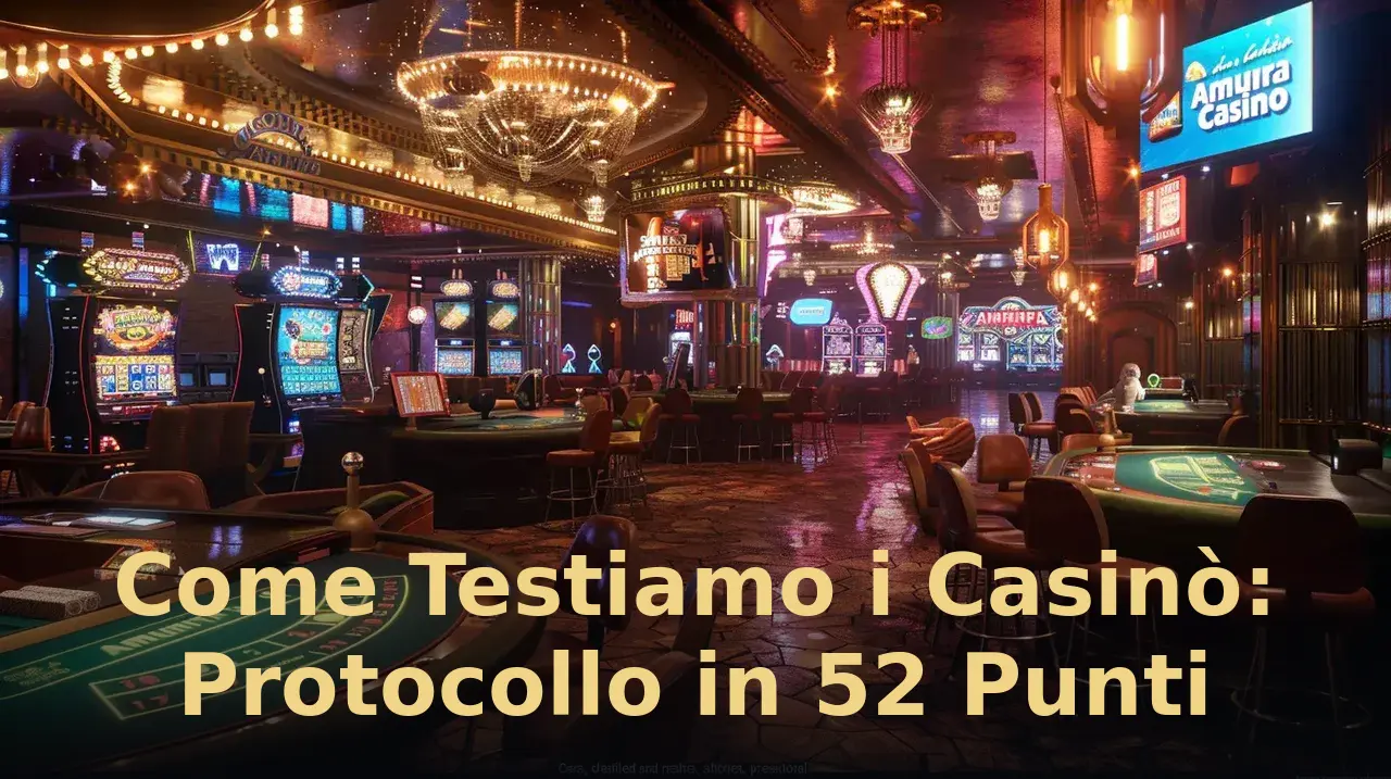Come Testiamo i Casinò: Protocollo in 52 Punti